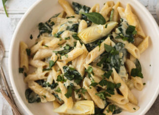 Spinach Artichoke Pasta Spinach Artichoke Pasta
