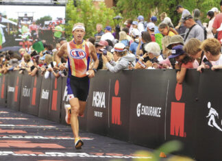 Cal Zaryski IRONMAN 70.3 World Title Holder Running