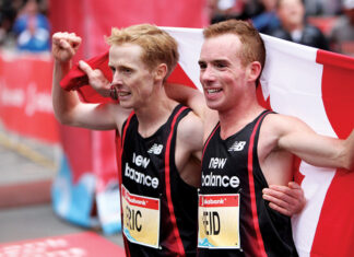 Racing in Step Eric Gillis and Reid Coolsaet