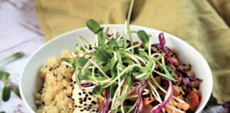 Cauliflower Chick Pea in a bowl